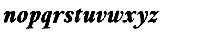 Merong Extra Bold Italic Font LOWERCASE