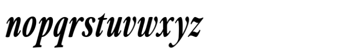 Merong Semi Bold Condensed Italic Font LOWERCASE