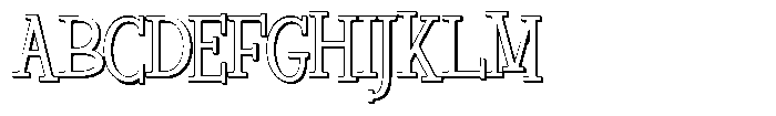 Merry Glow Shadow Font UPPERCASE