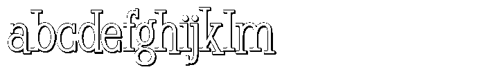 Merry Glow Shadow FONT