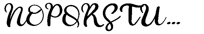 Merry Whimsy Font UPPERCASE