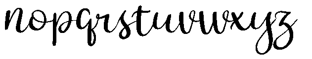 Merry Whimsy Font LOWERCASE