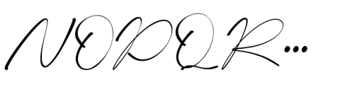 Merrys Handwritten Regular Font UPPERCASE