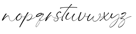 Merrys Handwritten Regular Font LOWERCASE