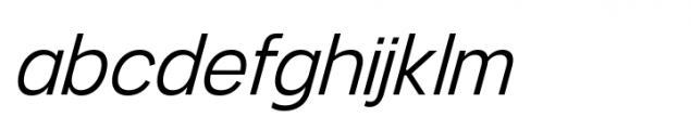 Mersh Light Italic Font LOWERCASE