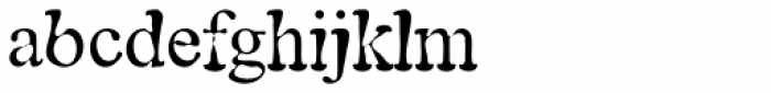 Merss Std Font LOWERCASE