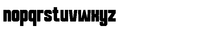 Mertto Modern Regular Font LOWERCASE
