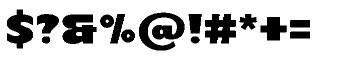 Mertune Bold Font OTHER CHARS