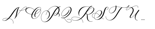 Merylanie Script Font UPPERCASE