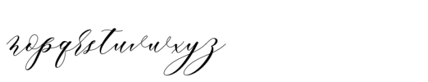 Merylanie Script Font LOWERCASE