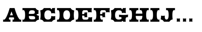 Mesa Regular Font UPPERCASE