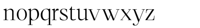 Mesagni Display Light Font LOWERCASE