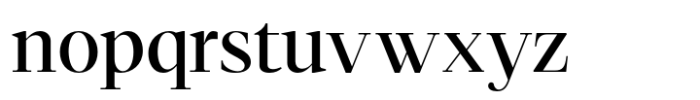 Mesagni Display Medium Font LOWERCASE