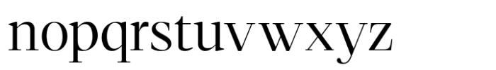 Mesagni Display Regular Font LOWERCASE