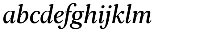 Mesagni Text Medium Italic FONT