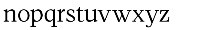 Mesagni Text Regular Font LOWERCASE