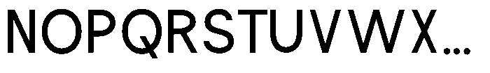 Mesborne Font UPPERCASE