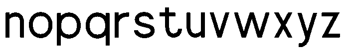 Mesborne Font LOWERCASE