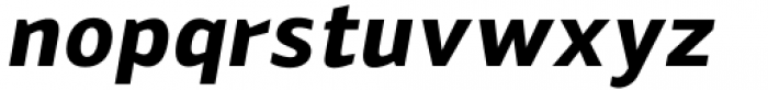 Mesca Bold Italic Font LOWERCASE