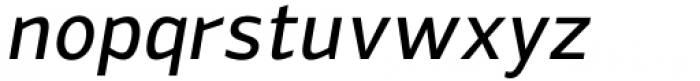 Mesca Medium Italic Font LOWERCASE