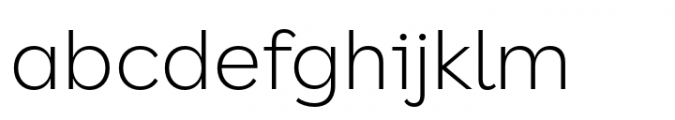 Mesclo Light Font LOWERCASE