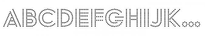 Mesclo Point Font UPPERCASE