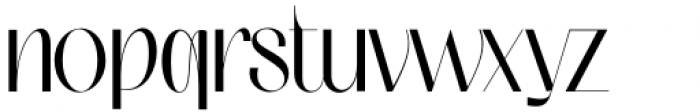 Mesdag Thin Font LOWERCASE