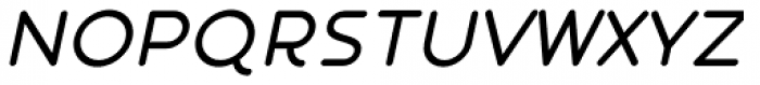 Meshitara Sans Italic Font UPPERCASE