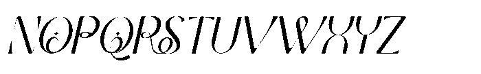 Meslay Italic Font UPPERCASE