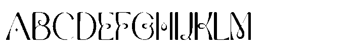 Meslay Regular Font UPPERCASE