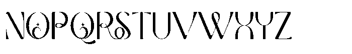 Meslay Regular Font UPPERCASE