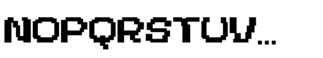 Mespix Regular Font UPPERCASE