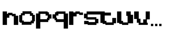 Mespix Regular Font LOWERCASE