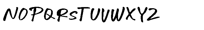 Messy Binder Font LOWERCASE