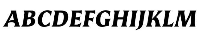 Mestiza Black Italic Font UPPERCASE