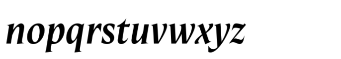 Mestiza Medium Italic Font LOWERCASE