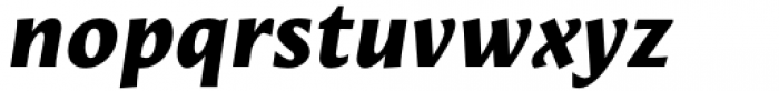 Mestiza Sans Black Italic Font LOWERCASE