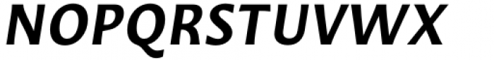 Mestiza Sans Bold Italic Font UPPERCASE