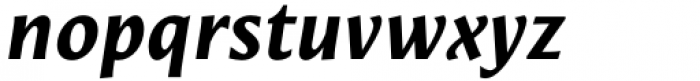 Mestiza Sans Bold Italic Font LOWERCASE
