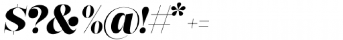 Mestora Italic Font OTHER CHARS