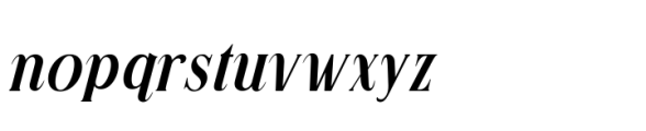 Mesuho Italic Font LOWERCASE