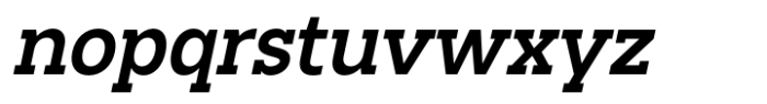 Mesveda Slab Bold Italic Font LOWERCASE
