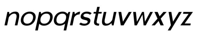 Meta Link Medium Italic Font LOWERCASE