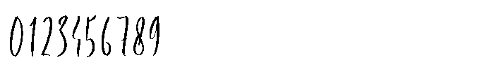 Meta Script Font OTHER CHARS