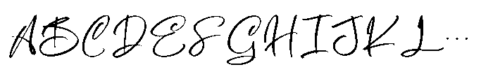 Meta Script Font UPPERCASE