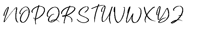 Meta Script Font UPPERCASE