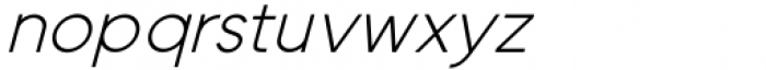 Metablue Regular Italic Font LOWERCASE