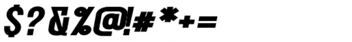 Metafora Black Expanded Oblique Font OTHER CHARS
