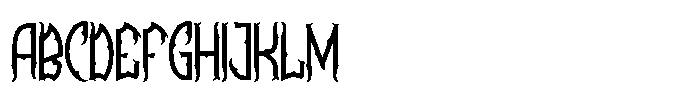 Metagra Font UPPERCASE