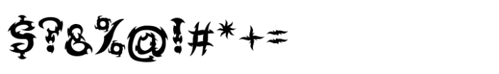 Metal Forge Font OTHER CHARS